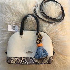 Coach Crossbody Purse Snakeskin Limited Edition